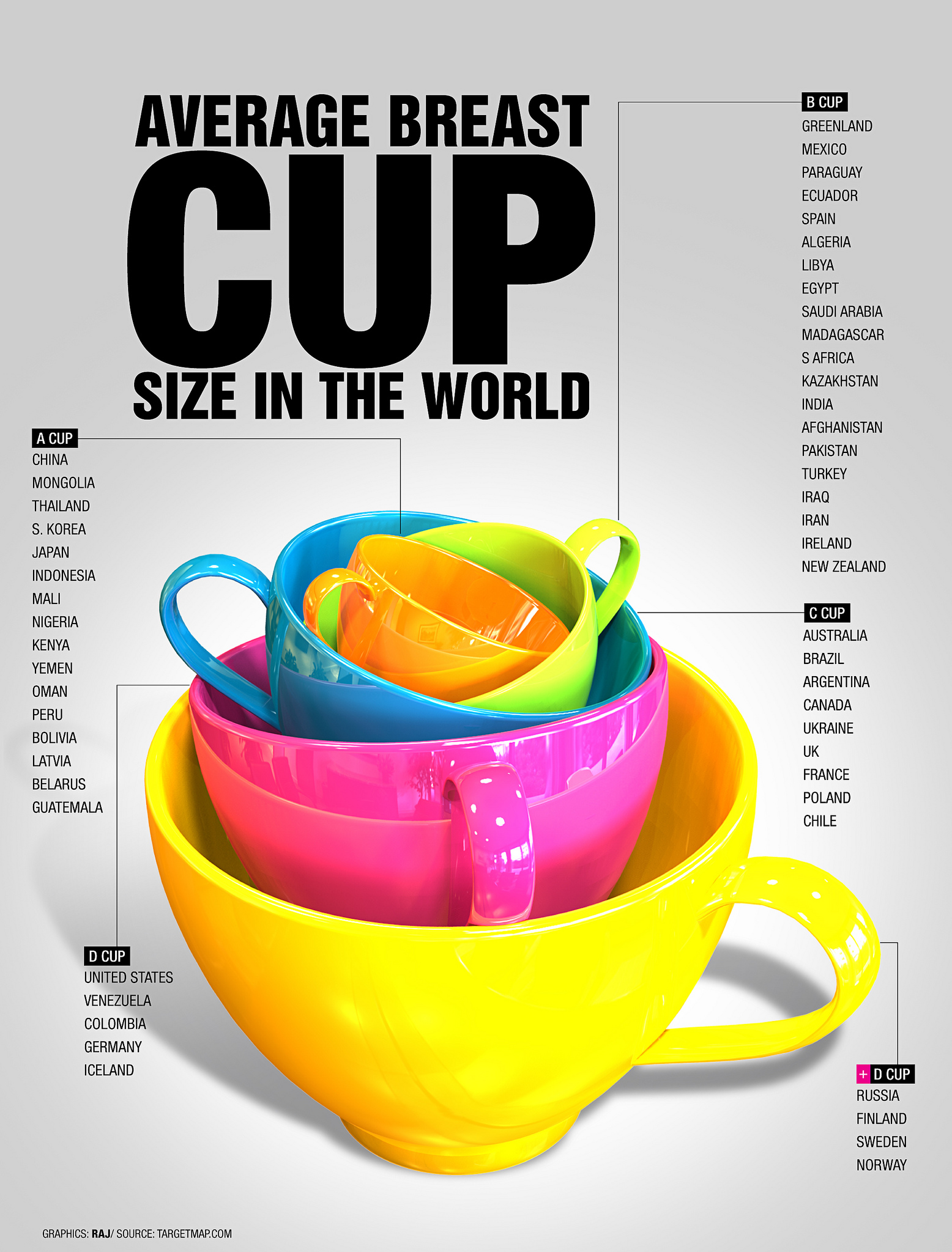 Bra Size Compared To Fruit Chart